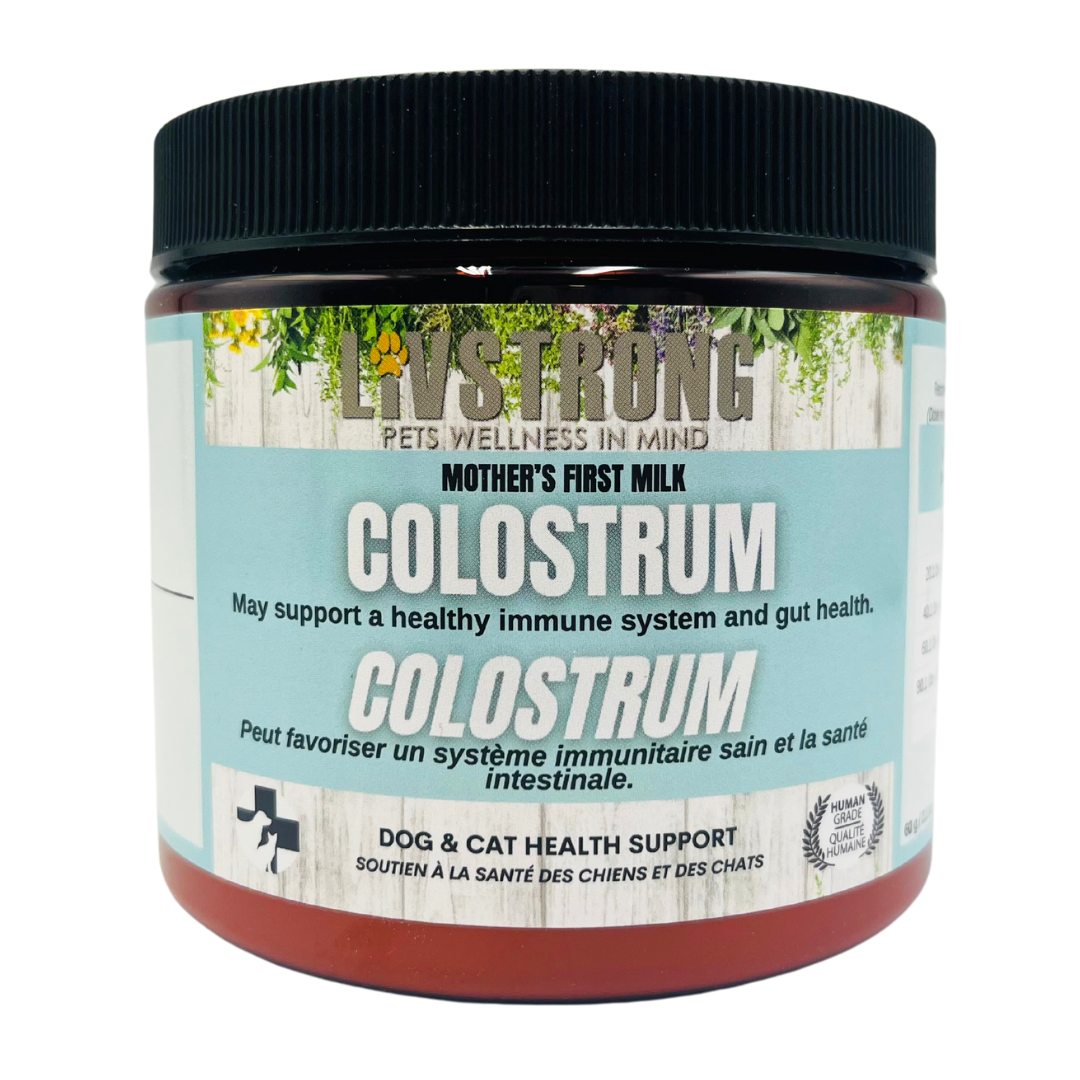 Colostrum (Mother's first milk) Bovine 60g - Livstrong Pets