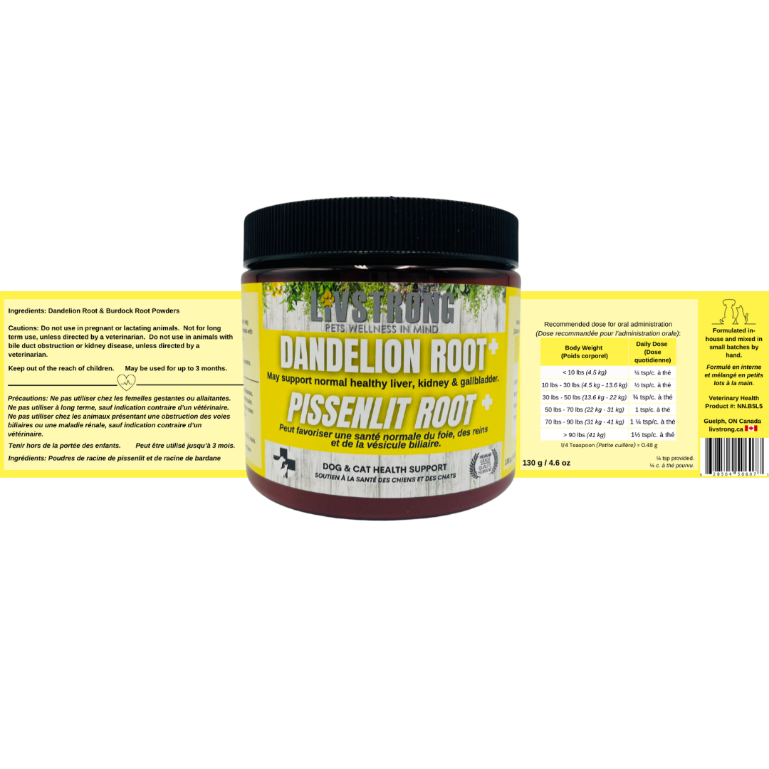Dandelion Root +   130g - Livstrong Pets
