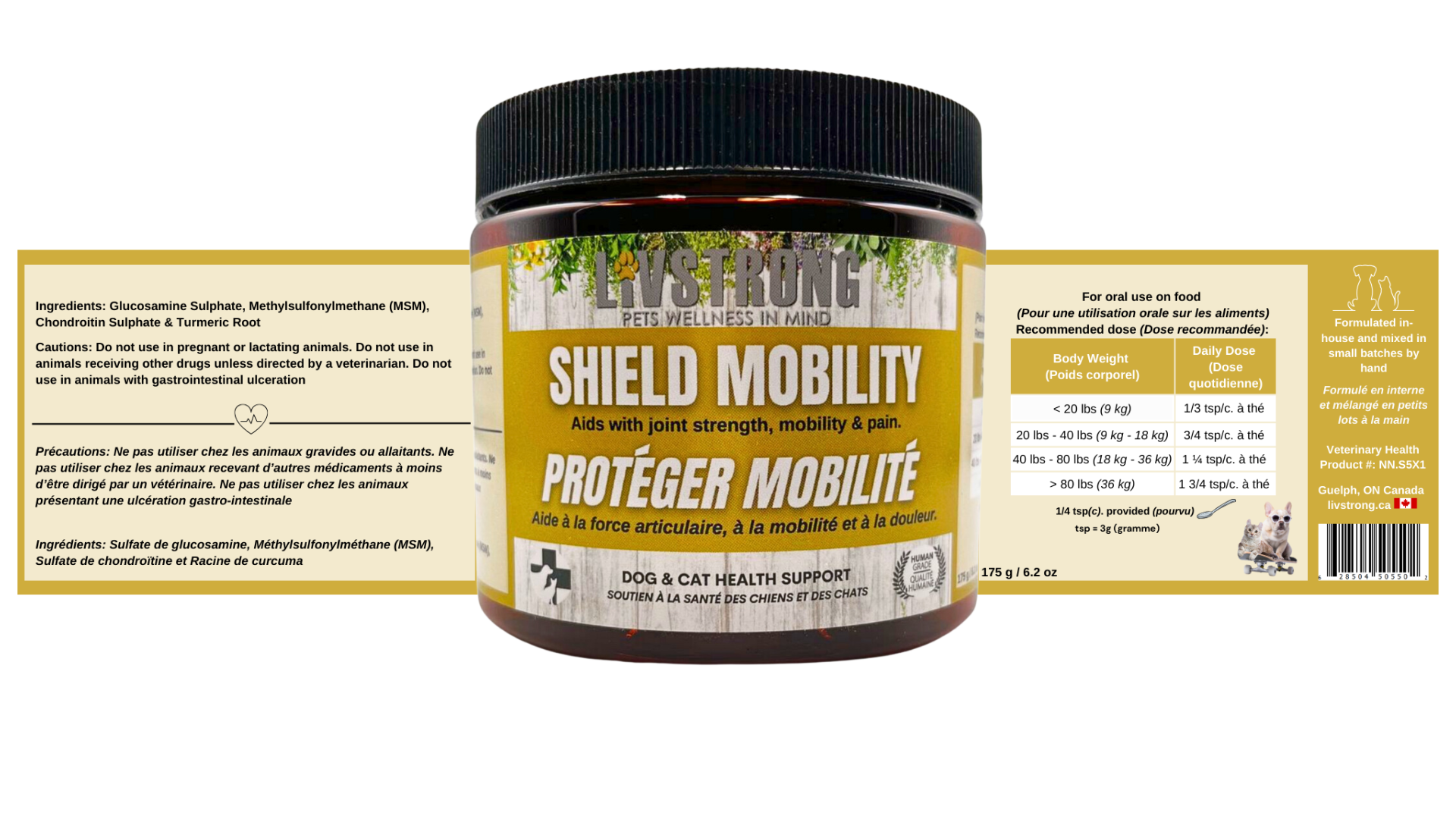 Shield Mobility 175g - Livstrong Pets